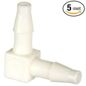   Elbow Connector , Classic Barbs, 5/32ID Tube, White Nylon (Pack of 5