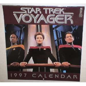  Star Trek Voyager Wall Calendar  1997