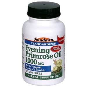   Primrose Oil, Standardized, Double Strength, 1000 mg, 50 Softgels