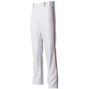   Pro Style Open Bottom Baggy Baseball Pant Youth WHITE/SCARLET (WHS) YM