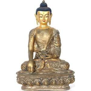  Bhumisparsha Buddha   Copper Sculpture