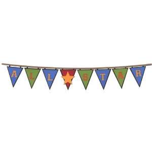  All Star Banner Border Laser Die Cut Arts, Crafts 