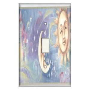  Single Switch Plate   Sun And Moon: Home Improvement