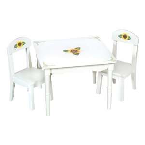  Sunflower Table & Chair Set: Home & Kitchen
