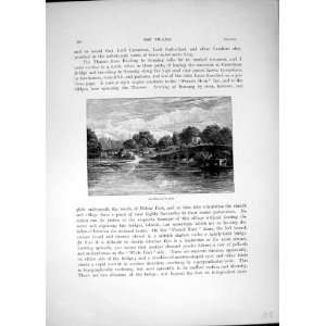  River Thames Sonning On Thames Bridge 1885 Cassel