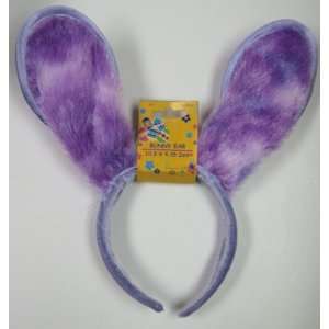  Purple Furry Bunny Ears: Toys & Games