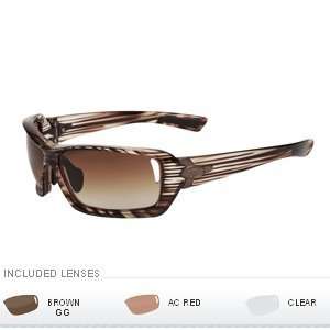  Tifosi Mast Interchangeable Lens Sunglasses   Gloss Wood 