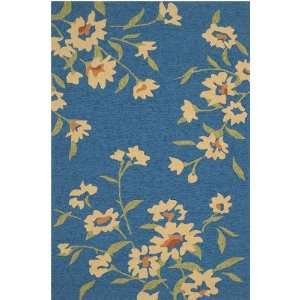   Surya Cannes Blue Navy Floral 8 x 10 Rug (CNS 5401): Home & Kitchen