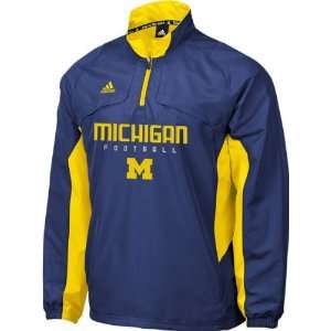  Michigan Wolverines Wind Jacket adidas Football Sideline 