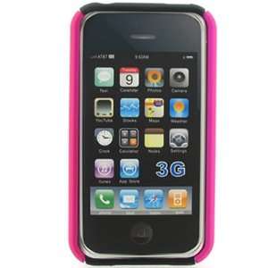 Crystal Hard 2 Tones BLACK PINK Rubberized Cover Sleeve Case for Apple 
