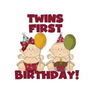  Twins 1st Birthday Boy/Girl T shirts and Gifts Postage 