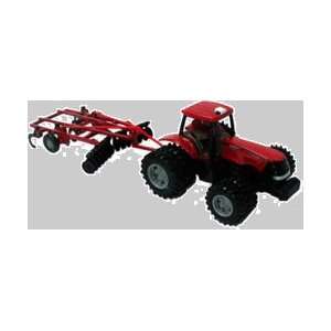   International Harvester Mxu305 Tractor and Ripper 1:32 Scale Farm Toy