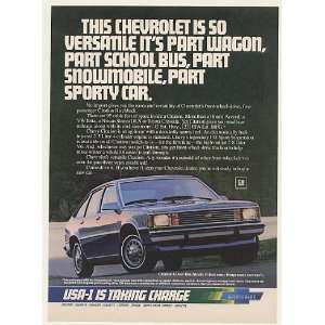  1983 Chevrolet Chevy Citation 4 Door Hatchback Print Ad 