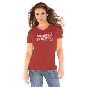 Miami Heat Womens 2011 NBA Finals Tri Blend V Neck T Shirt   Touch by 