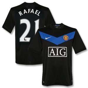  09 10 Man Utd Away Jersey + Rafael 21