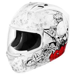 Icon Alliance Full Face Motorcycle Helmet White Torrent Medium M 0101 