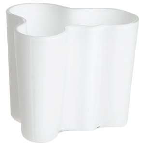 iittala Aalto 3 3/4 Inch White Glass Vase: Home & Kitchen