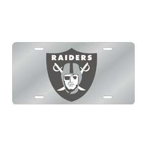  Oakland Raiders Laser Cut License Plate: Sports & Outdoors