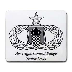  Air Traffic Control Badge Senior Level Mouse Pad: Office 