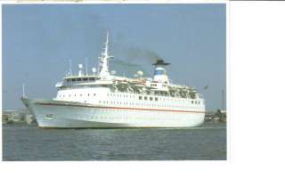Black Sea Shipping Company MV Odessa photo postcard  