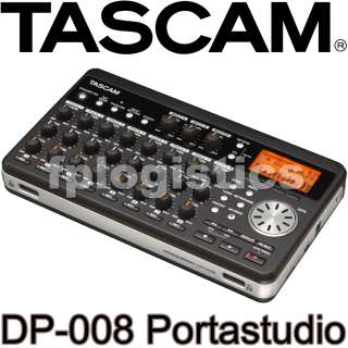 Tascam DP 008 Digital 8 Channel Multi Track Portastudio Recorder DP008 