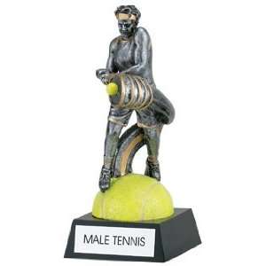  Tennis Trophies   7 inches MALE TENNIS RESIN FIGURE 