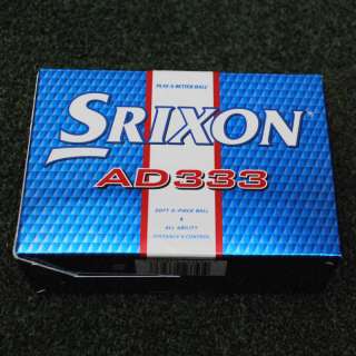 Srixon AD 333 White Golf Balls 6 Dozen No Logo   NEW  