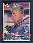 1985 Donruss 438 Kirby Puckett ROOKIE NM 7 5 SGC 86  