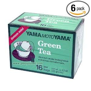 Yamamoto Green Tea 32g (Pack of 6) Grocery & Gourmet Food