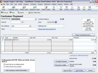 Automatically apply payments to open invoices and customer jobs.