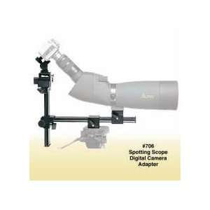   Digital camera adapter for spotting scopes