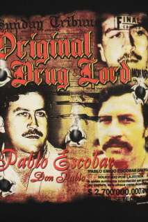 Cartel T Shirt Don Pablo Escobar Original Drug Lord S  
