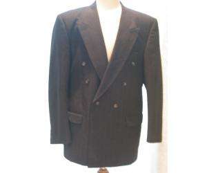 Ing. Loro Piana Cashmere Wool Gray Pinstripe Suit 44 R  