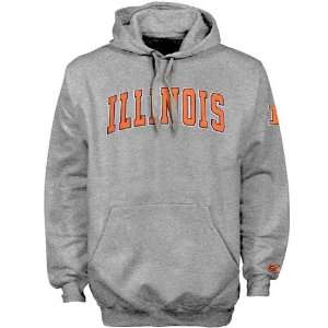   Fighting Illini Ash Youth Training Camp Hoody: Sports & Outdoors