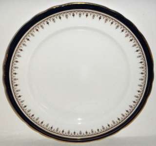 Aynsley Leighton Cobalt Scalloped Luncheon Plate  