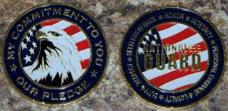 EAGLE NATIONAL GUARD CHALLENGE COIN SOLD EACH B116  