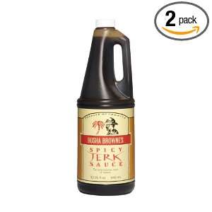 Busha Browne Spicy Jerk Sauce (foodservice), 32 Ounce Packages (Pack 