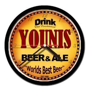  YOUNIS beer and ale cerveza wall clock: Everything Else