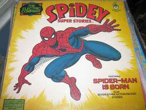 Electric Company Spidey Super Stories LP record VG/VG+  