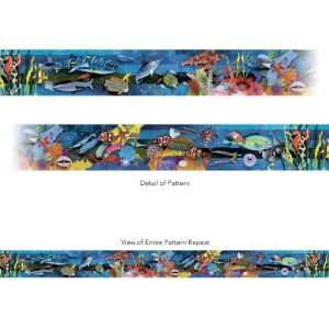  Colorful 3D Undersea Mural Style Border