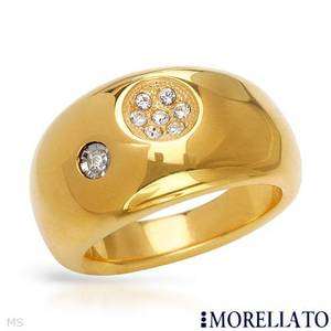   Luna Diamond and Crystals Gold Plated Ring Various Sizes *$110  
