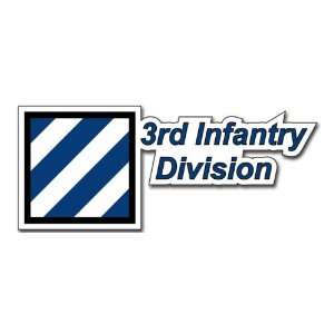  United States Army 3rd Infantry Division Decal Bumper 
