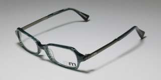 NEW ALAIN MIKLI 123 TEAL/GRAY OPHTHALMIC VISION CARE EYEGLASS/GLASSES 