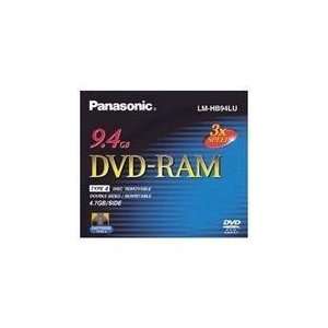  Panasonic 3x DVD RAM Type IV Double Sided Media 
