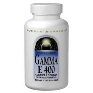  Gamma E 400 400 mg 30 Softgels   Source Naturals: Health 