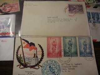 PHILIPPINES COVER COLLECTION FROM ESTATE UNCHECKEDMAY BE REPACKED 