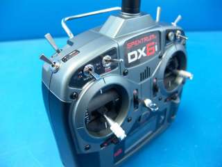 Spektrum DX6i DSMX 6 Ch 2.4GHz R/C Airplane Heli Transmitter Receiver 