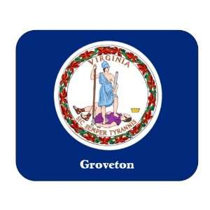  US State Flag   Groveton, Virginia (VA) Mouse Pad 