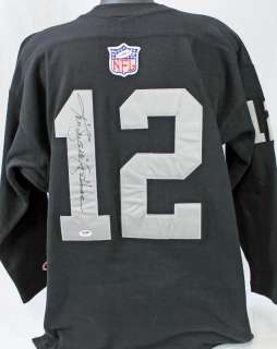 RAIDERS KEN STABLER SNAKE AUTHENTIC SIGNED JERSEY THROWBACK PSA/DNA 