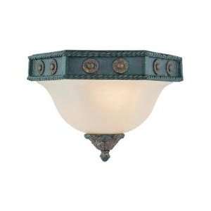   Black and Gold Amira Tuscan Wall Washer Sconce from the Amira Collec
